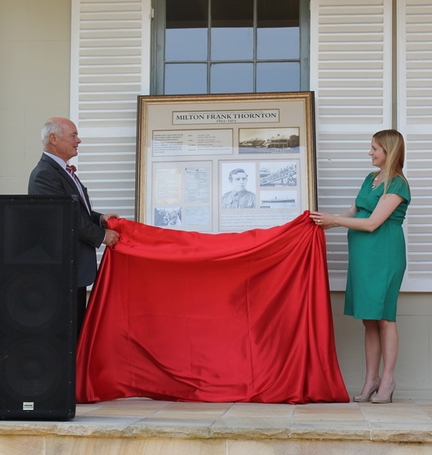 OFFICIAL UNVEILING OF NEW LOCAL ANZAC COMMEMORATION